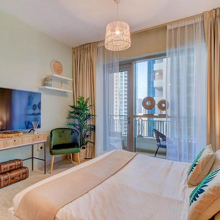 Durrani Homes - Luxurious Studio Near Dubai Mall With Pool View 외부 사진
