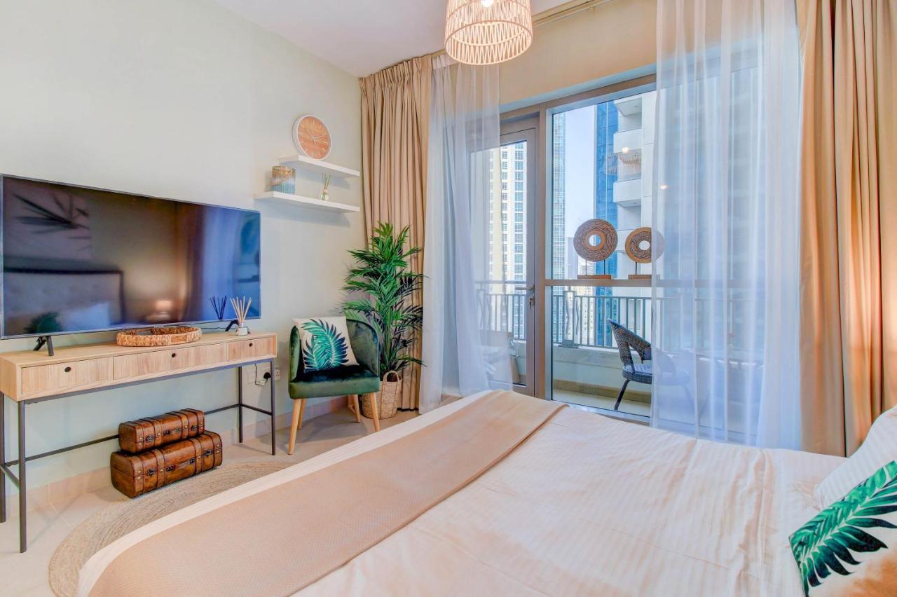 Durrani Homes - Luxurious Studio Near Dubai Mall With Pool View 외부 사진