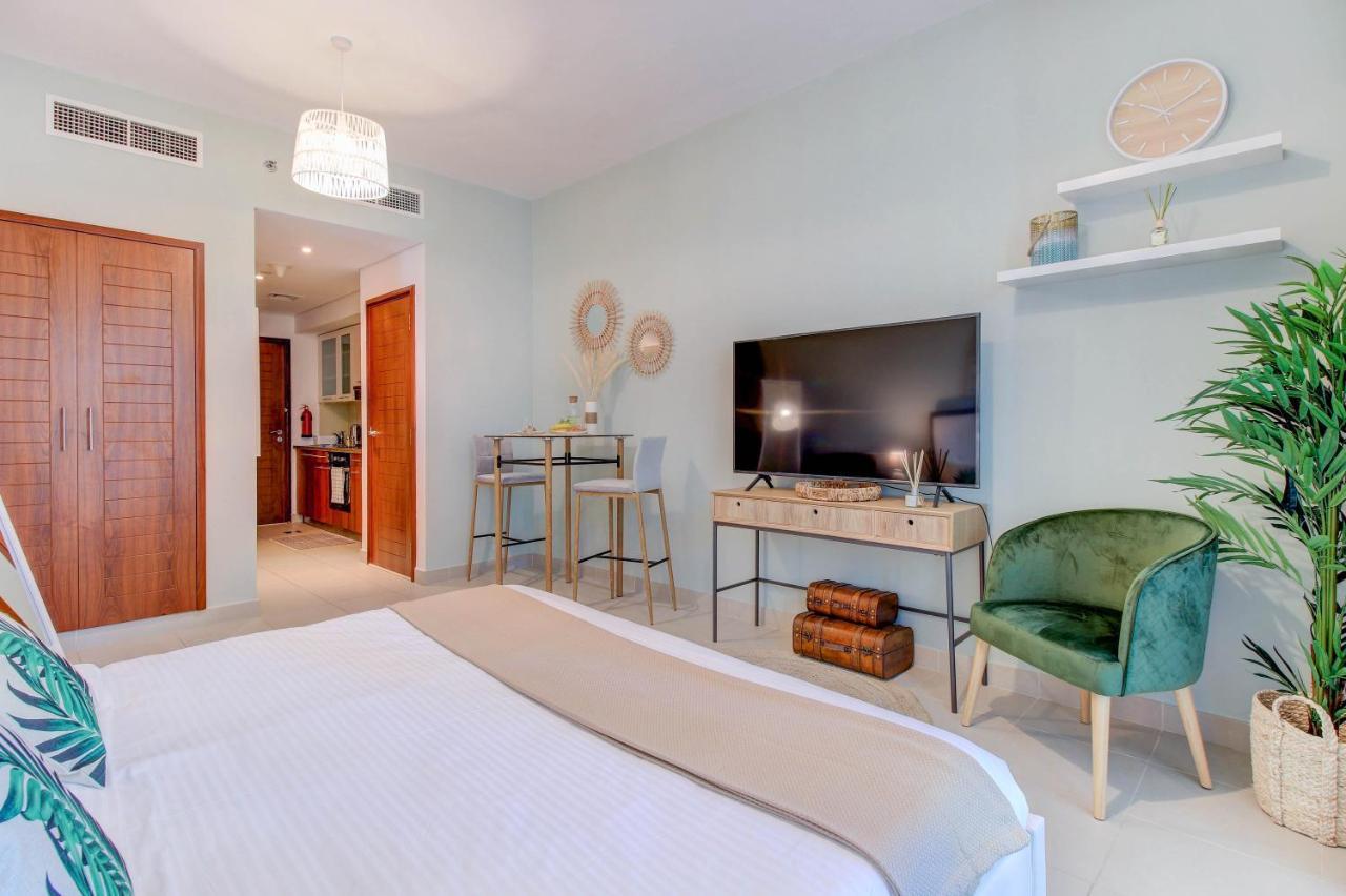 Durrani Homes - Luxurious Studio Near Dubai Mall With Pool View 외부 사진