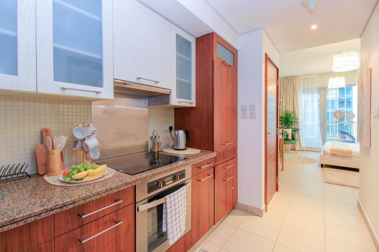 Durrani Homes - Luxurious Studio Near Dubai Mall With Pool View 외부 사진