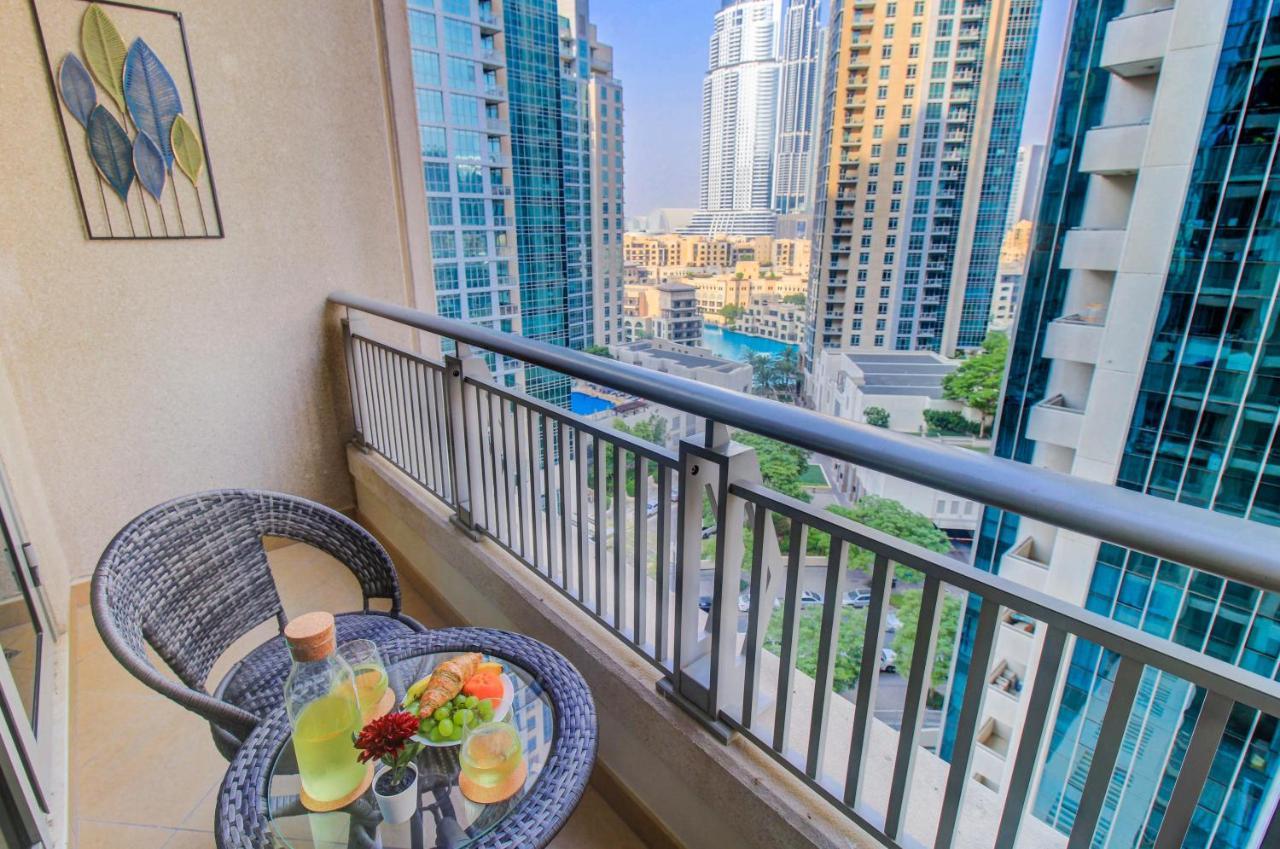 Durrani Homes - Luxurious Studio Near Dubai Mall With Pool View 외부 사진
